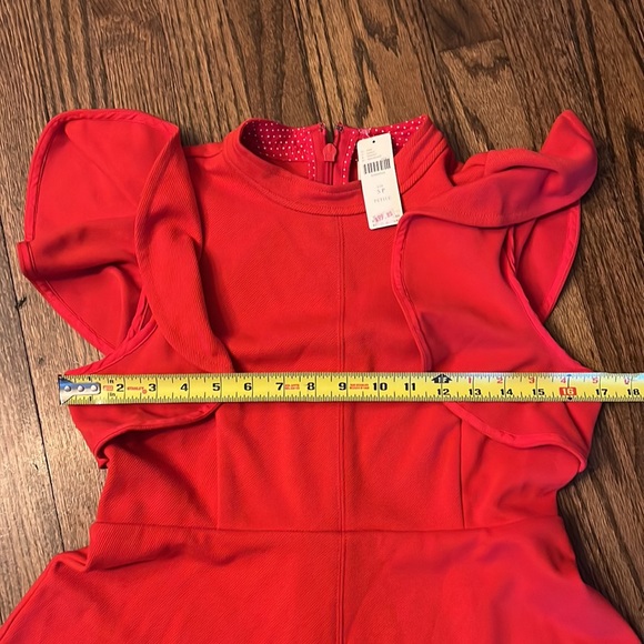 Anthropologie Maeve Deena Mini Dress Red NWT - Picture 8 of 11